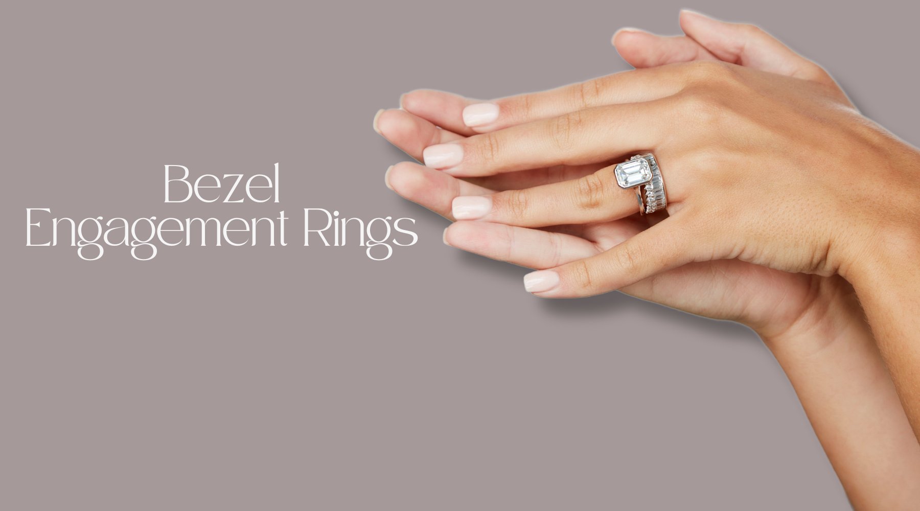 Bezel Set Engagement Rings
