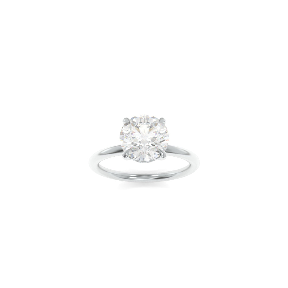 Taylor Solitaire - 9mm Round H&A TTG Moissanite