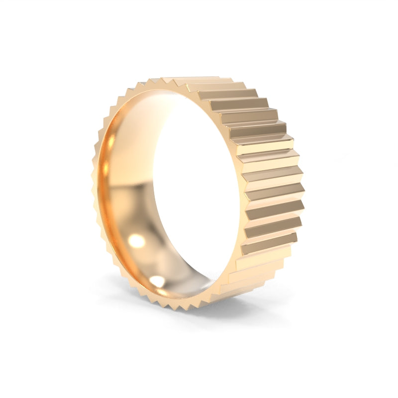 Fluted Band 8mm