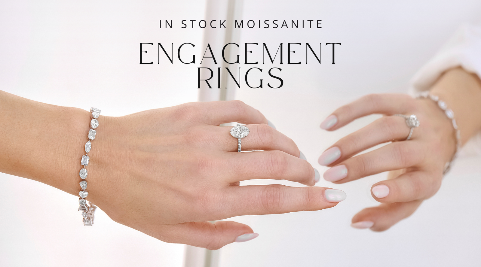 In Stock Moissanite Engagement Rings