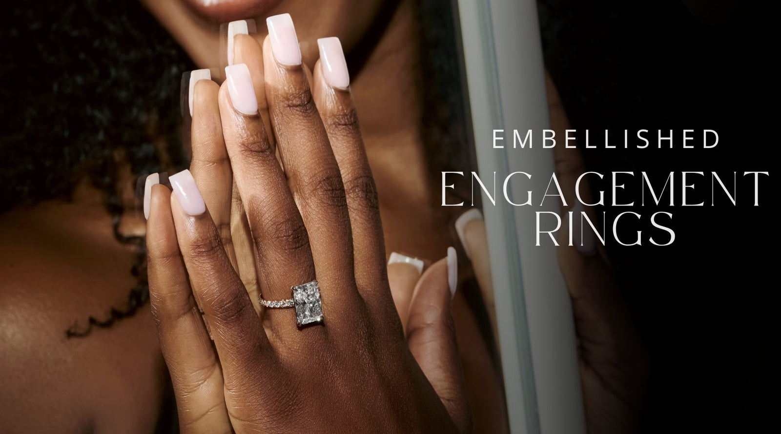 Embellished Engagement Rings