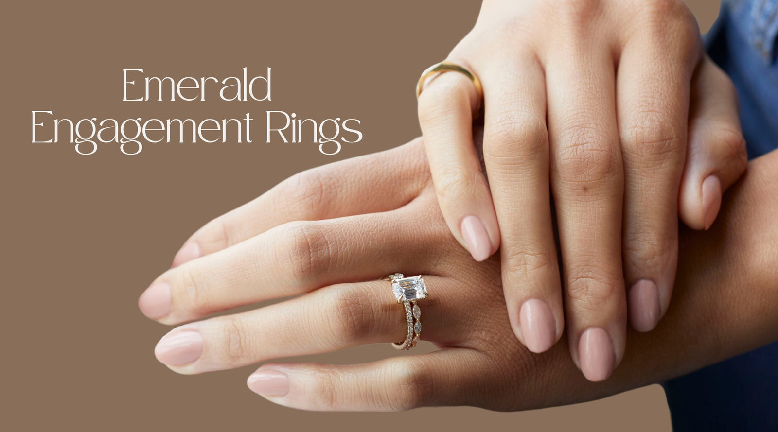 Emerald Step Cut Engagement Ring Finished in Pure Platinum - CRISLU