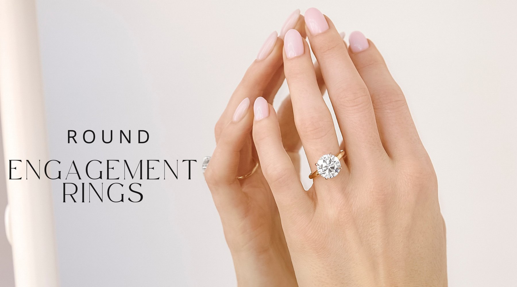 Engagement Ronds Round Cut Diamond & Moissanite Engagement Rings