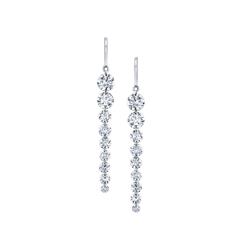 Naked Diamond Drop Earrings