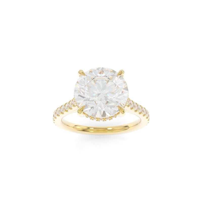 Elle Ring - 3.26ct E VVS2 Round Brilliant Lab Grown Diamond