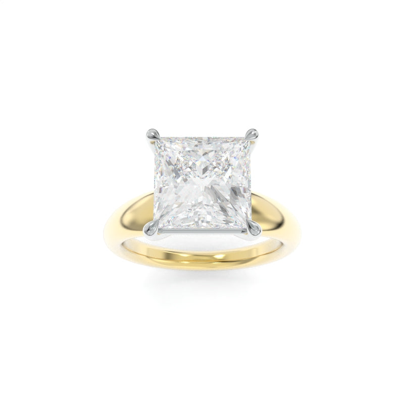 Arden Solitaire - 3.80ct. D VVS2 Princess Cut Lab Grown Diamond