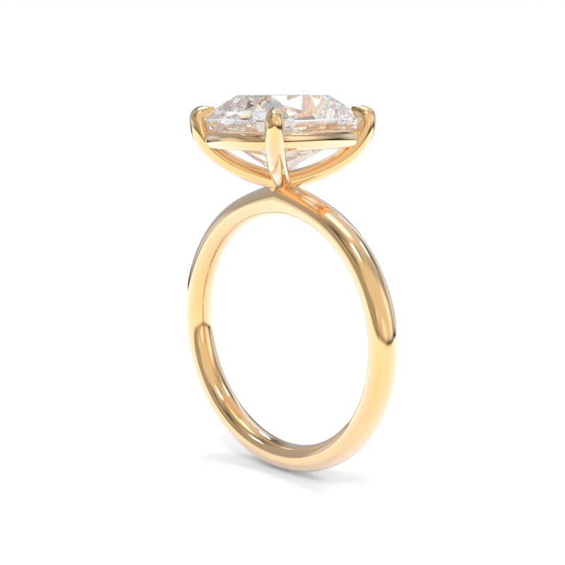 Taylor Solitaire Modified- 3.67ct E VS1 Old Mine Cushion Lab Grown Diamond