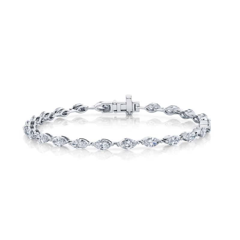 Marquise Diamond Tennis Bracelet