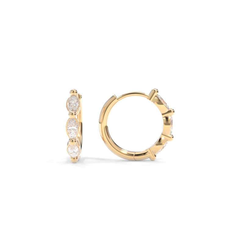 Amelia Petite Huggies - Lab Grown Diamonds