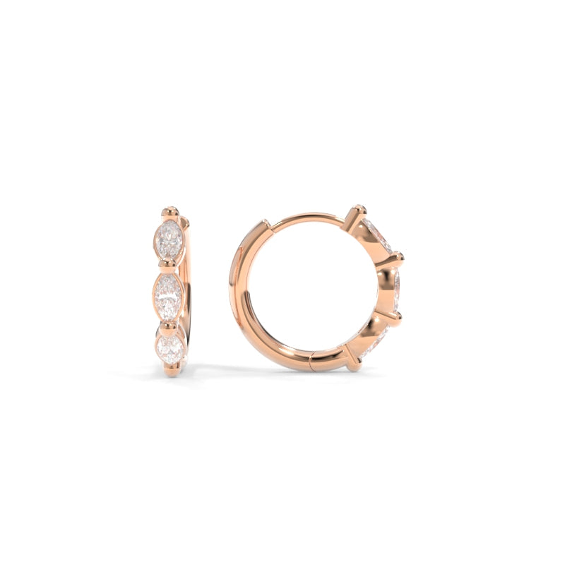 Amelia Petite Huggies - Lab Grown Diamonds