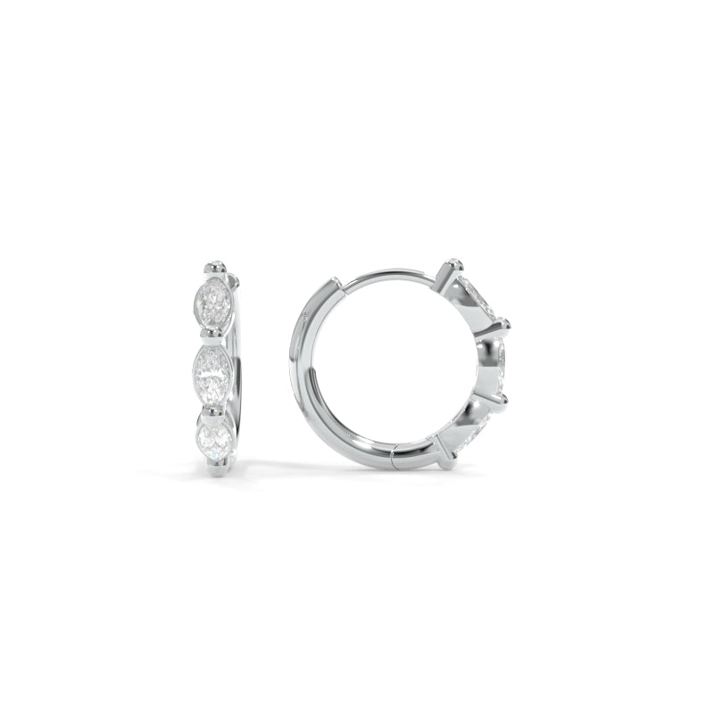 Amelia Petite Huggies - Lab Grown Diamonds