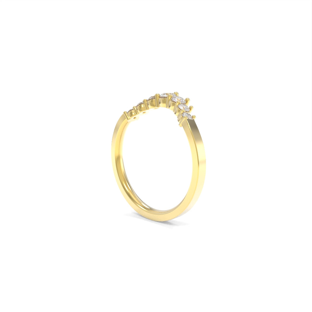 Anna Band - 18K Yellow Gold