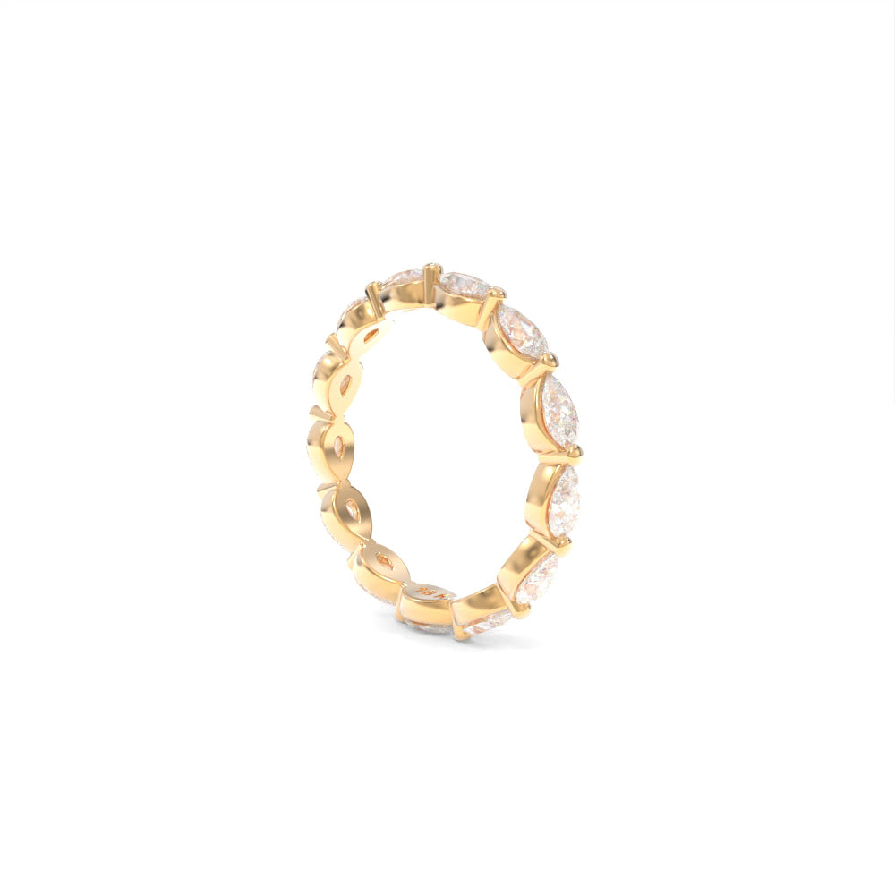Araceli Eternity Band - 18K Champagne Gold