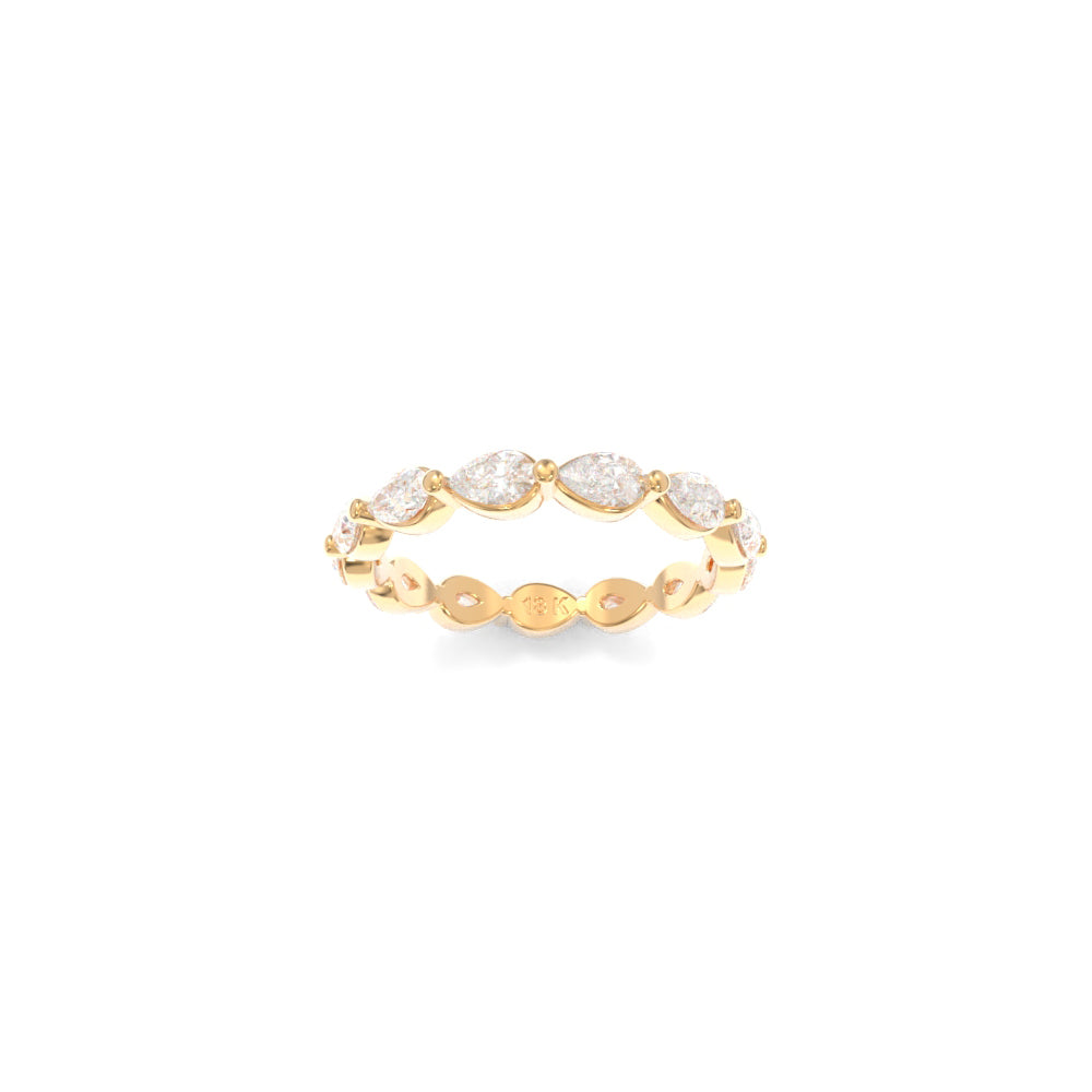 Araceli Eternity Band - 18K Champagne Gold