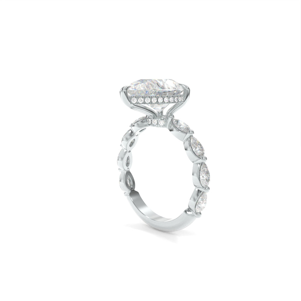 Araceli Ring - 11x7.5mm Pear TTG Moissanite