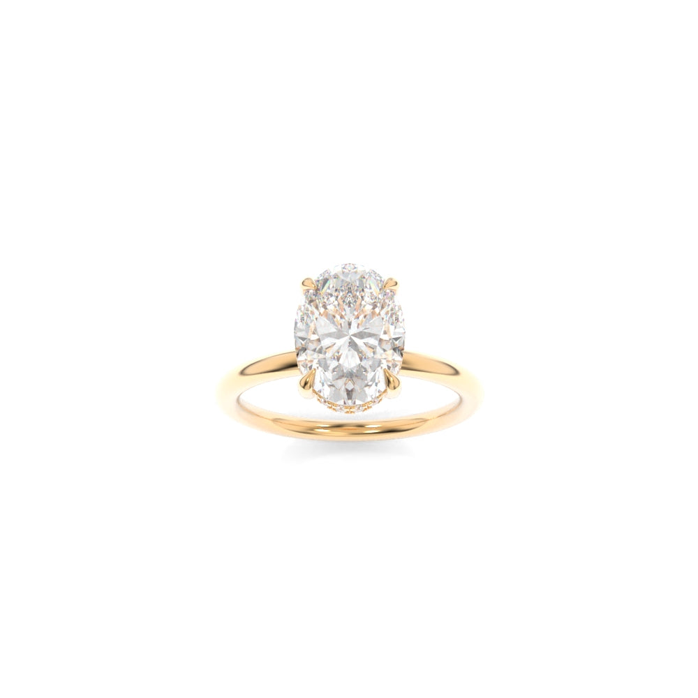 Avery Solitaire - 2.44ct Oval Lab Grown Diamond