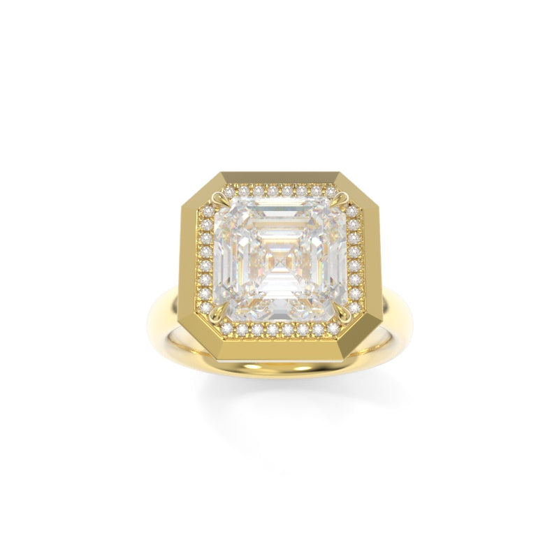 Betty Diamond Ring Asscher