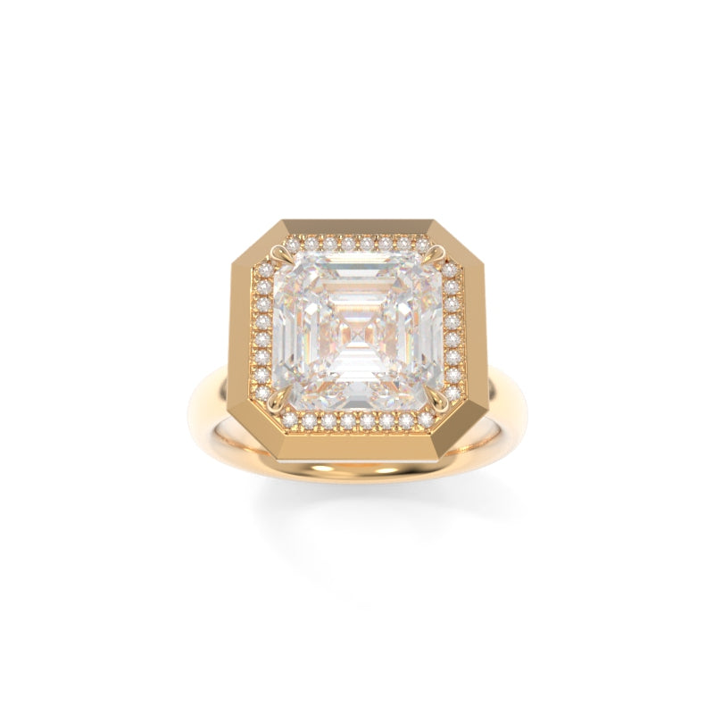 Betty Diamond Ring Asscher