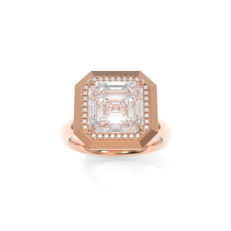 Betty Diamond Ring Asscher