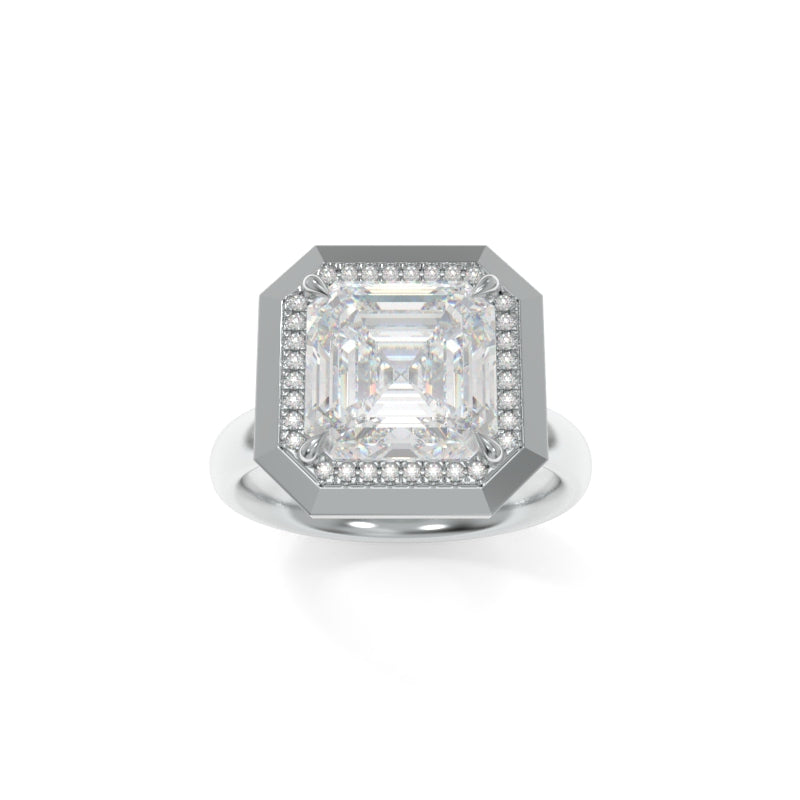 Betty Diamond Ring Asscher