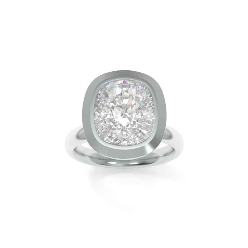 Betty Solitaire Elongated Cushion