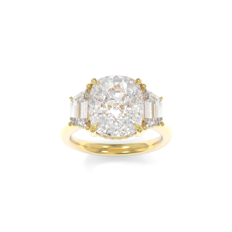 Blair Solitaire Elongated Cushion