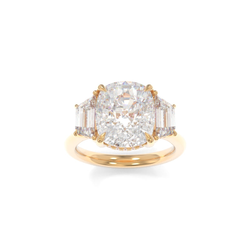 Blair Solitaire Elongated Cushion