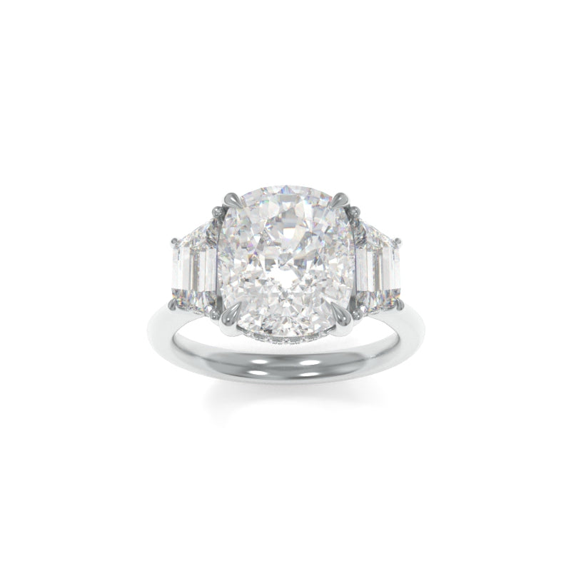 Blair Solitaire Elongated Cushion