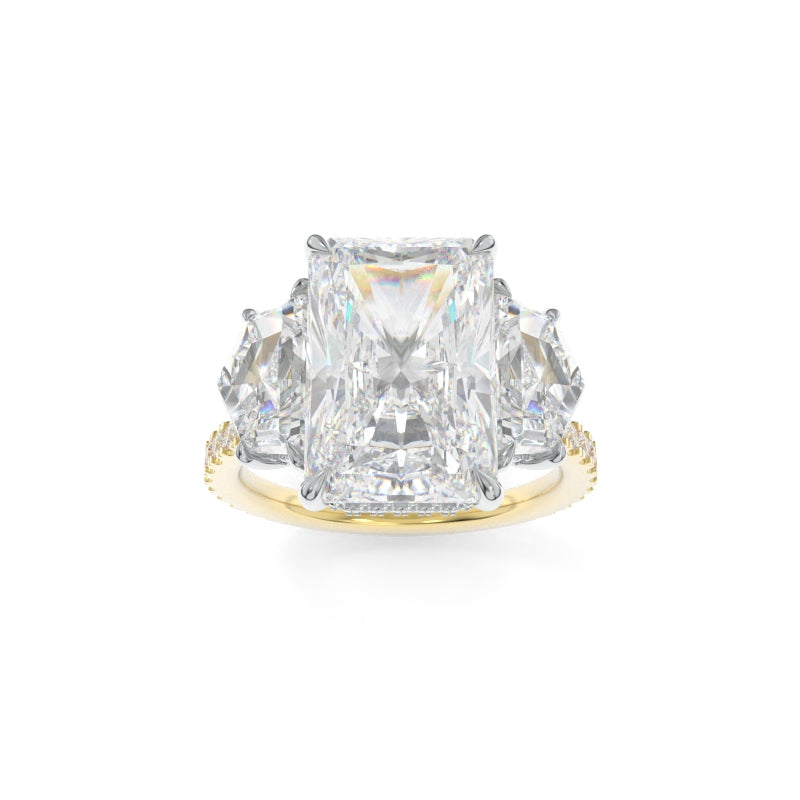 Michelle Ring - 5.01ct F VS1 Radiant Lab Grown Diamond