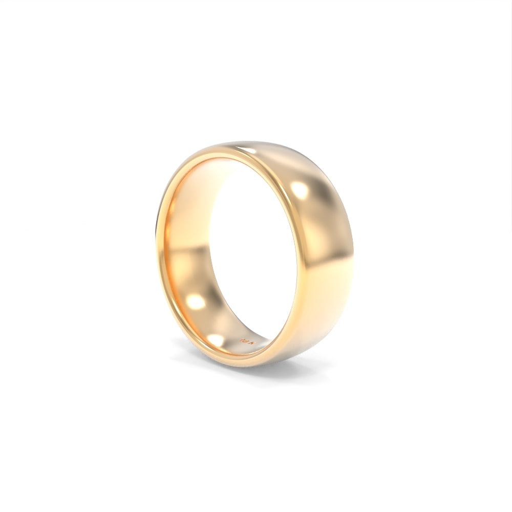 Classic Band 7mm - 18K Champagne Gold