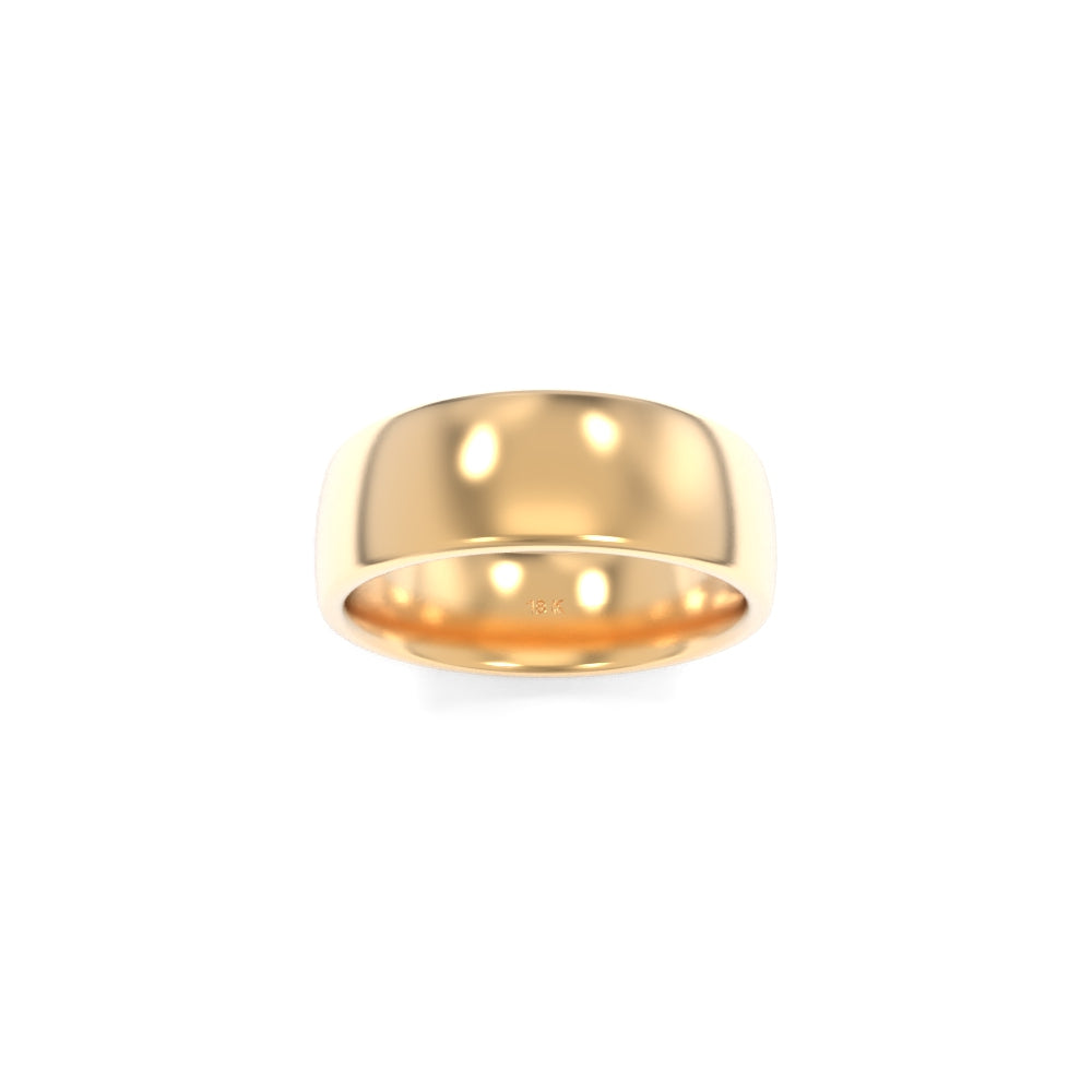 Classic Band 7mm - 18K Champagne Gold