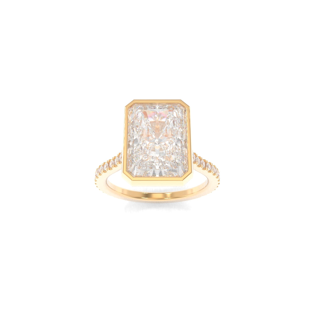 Eleanor Ring - 9x7mm Radiant TTG Moissanite
