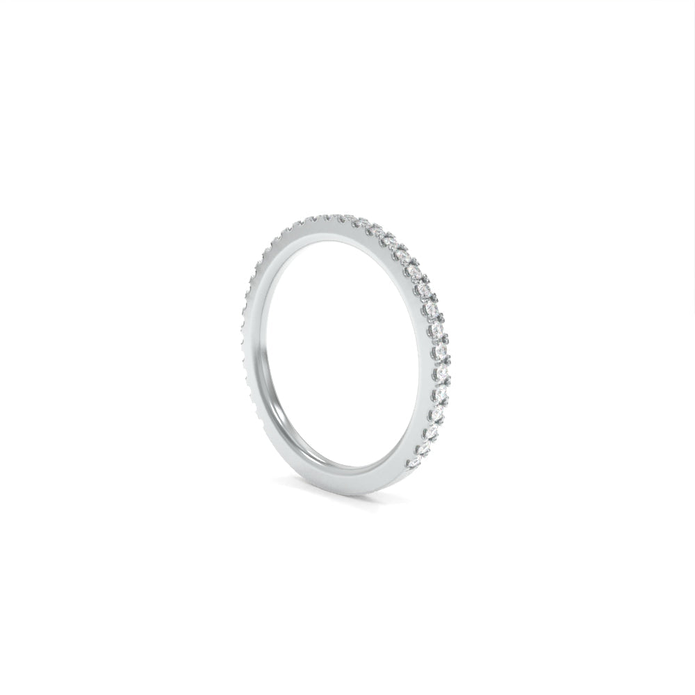 Elle Band - 18K White Gold