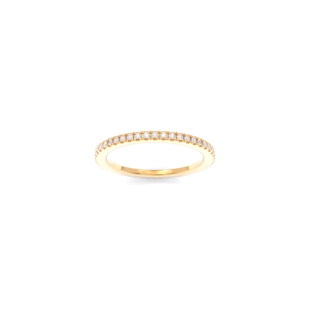 Emalyn Band - 18K Champagne Gold