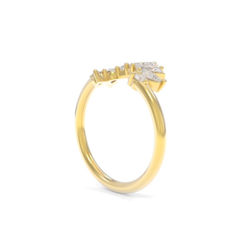 Faye Band - 18K Yellow Gold
