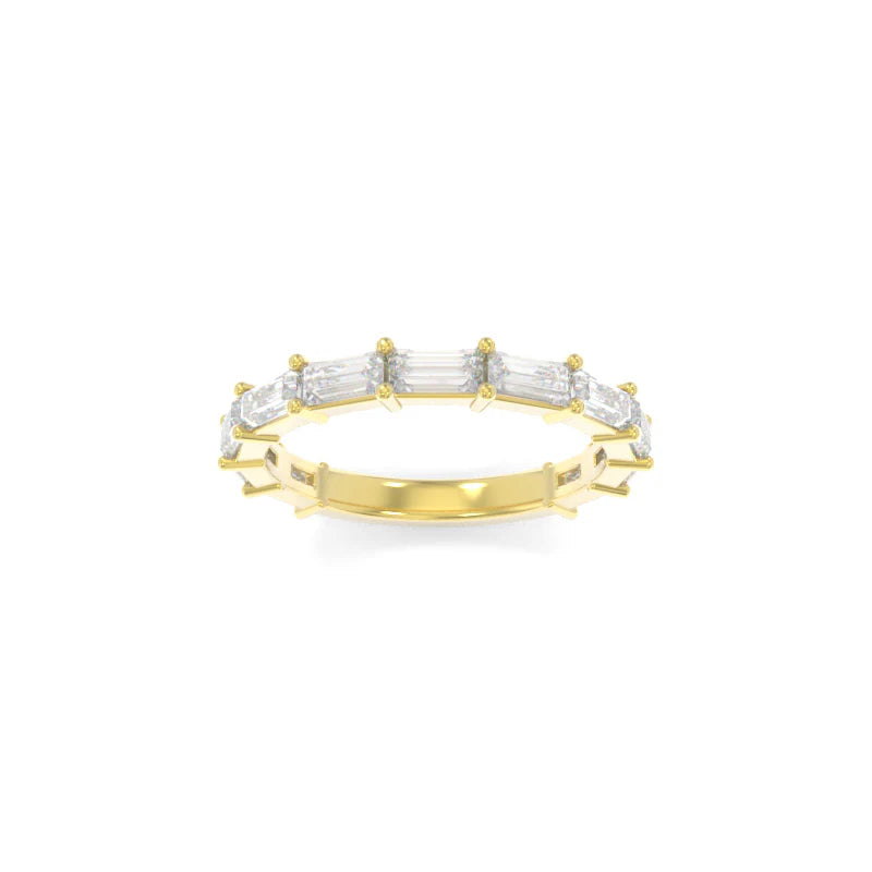 Grace 3/4 Band Lab Grown Diamonds - 18K Yellow Gold