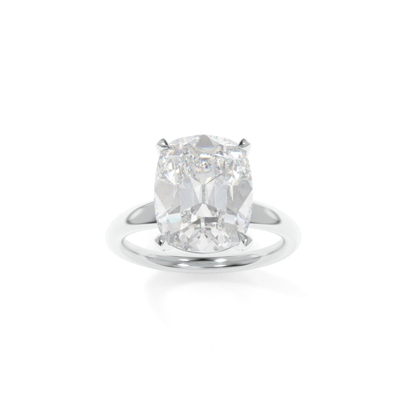 Holland Solitaire Old Mine Cushion (Diamond X-Version)