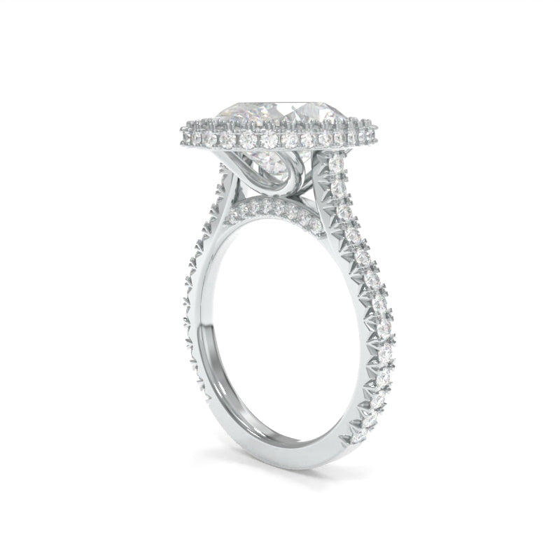 Dakota Ring - 3.57ct D VS1 Oval Lab Grown Diamond