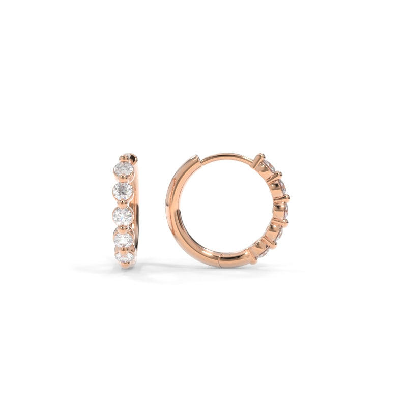 Jennie Petite Huggies - Lab Grown Diamonds