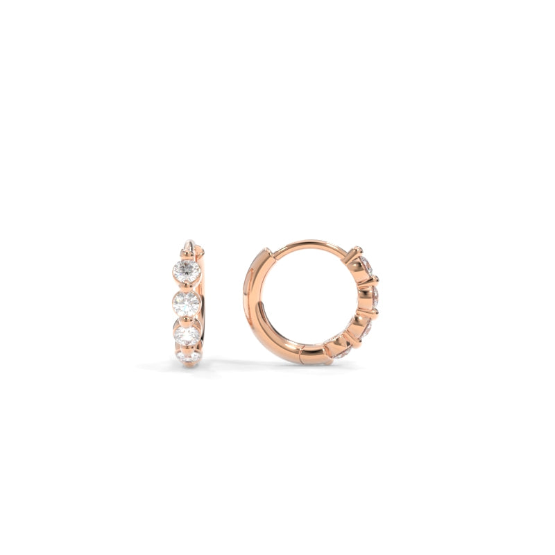 Jennie Petite Huggies - Lab Grown Diamonds