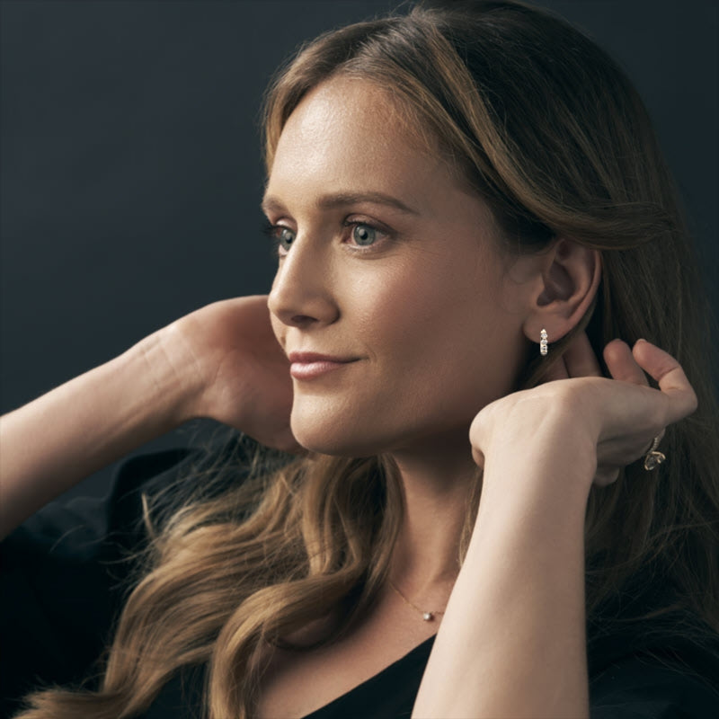 Amelia Petite Huggies - Lab Grown Diamonds