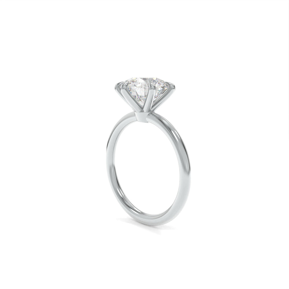 Jennie Solitaire - 10.5mm Round H&A TTG Moissanite