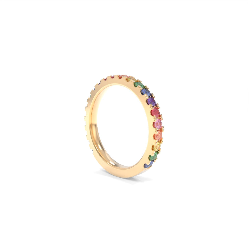 Jessie Rainbow Band - 18K Yellow Gold