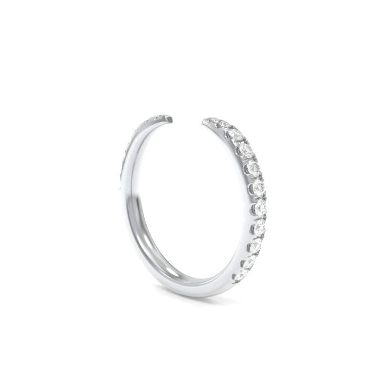 Lindsey Band - 18K White Gold