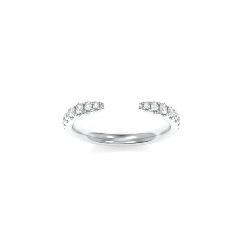 Lindsey Band - 18K White Gold