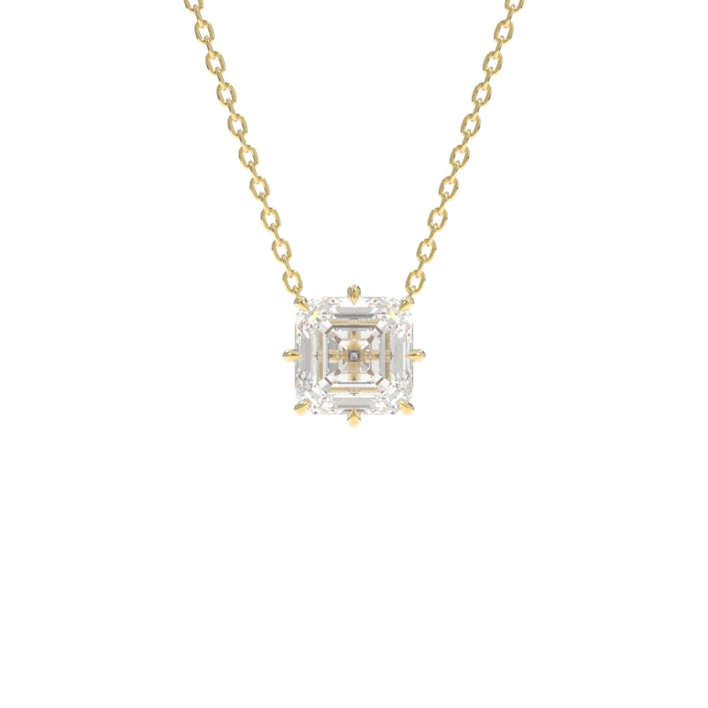 LynnieBeth Basket Pendant Asscher (Setting Only)
