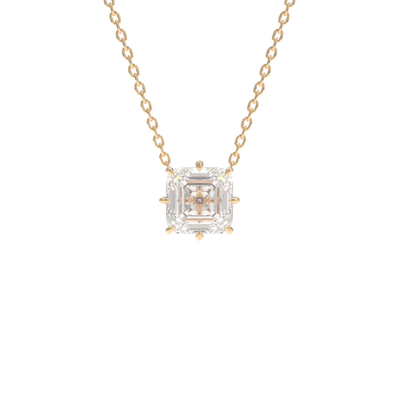 LynnieBeth Basket Pendant Asscher (Setting Only)