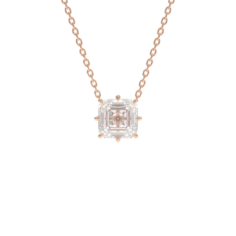 LynnieBeth Basket Pendant Asscher (Setting Only)