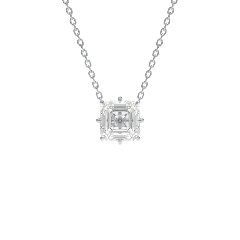 LynnieBeth Basket Pendant Asscher (Setting Only)