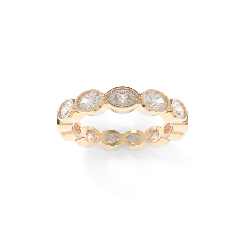 Maya Bezel Oval Band